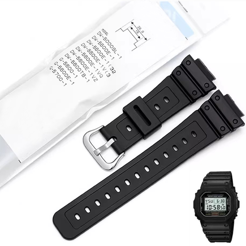 Smartwatch Casio Watches For Men - Silicone Small square resin Strap For