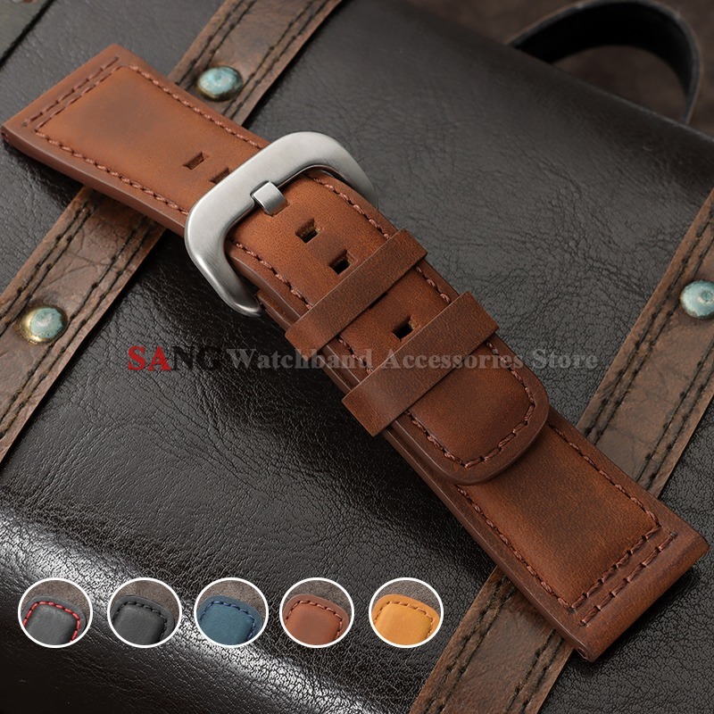 Watches Rolex Smartwatch - 28mm Vintage Leather Watchband Calfskin Watches