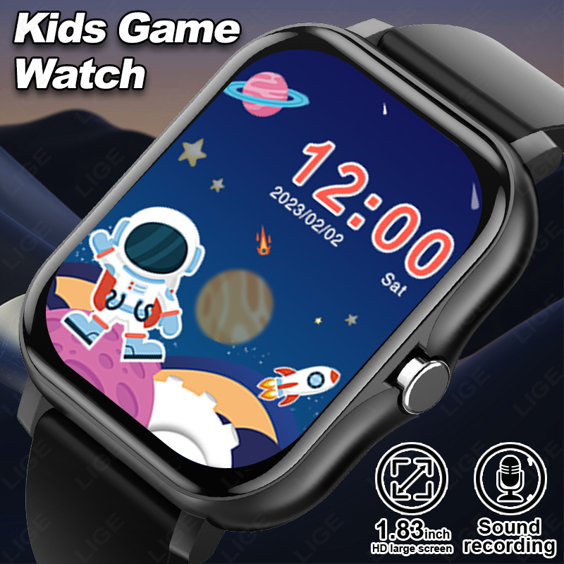 Smartwatch Digital Watches For Kids - LIGE 2025 Audiobook Children Smartwatch Fashion