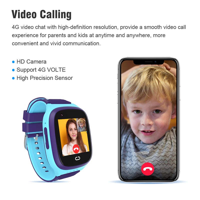 Smartwatch Watches For Kid Boy With Gps - Phone watch android 4G GPS nano