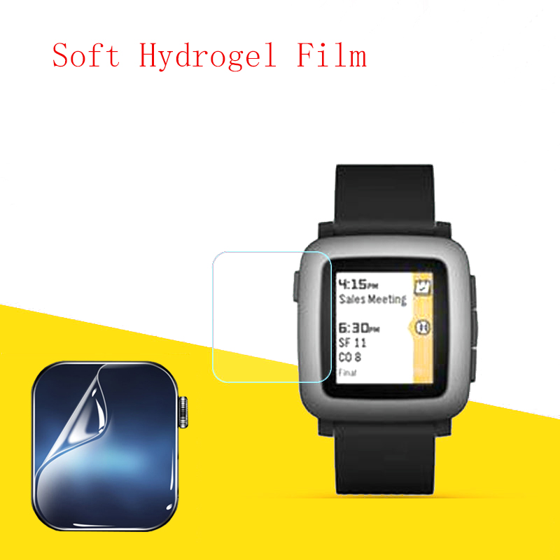 Smartwatch Pebble Watches - Soft Hydrogel Film Clear HD Transparent