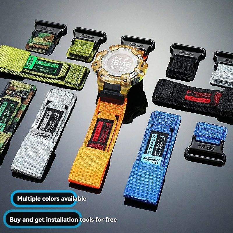 GBD H1000 Canvas Watchband for - огляд і ціна Smartwatch Casio Watches For Men