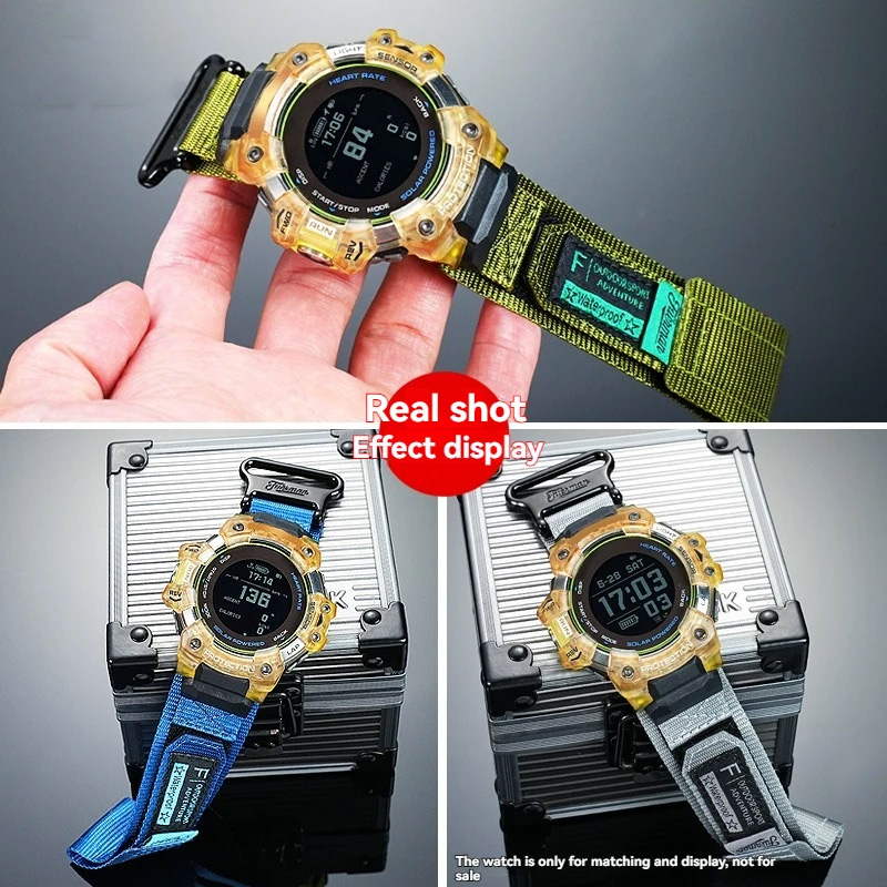 GBD H1000 Canvas Watchband for - огляд і ціна Smartwatch Casio Watches For Men