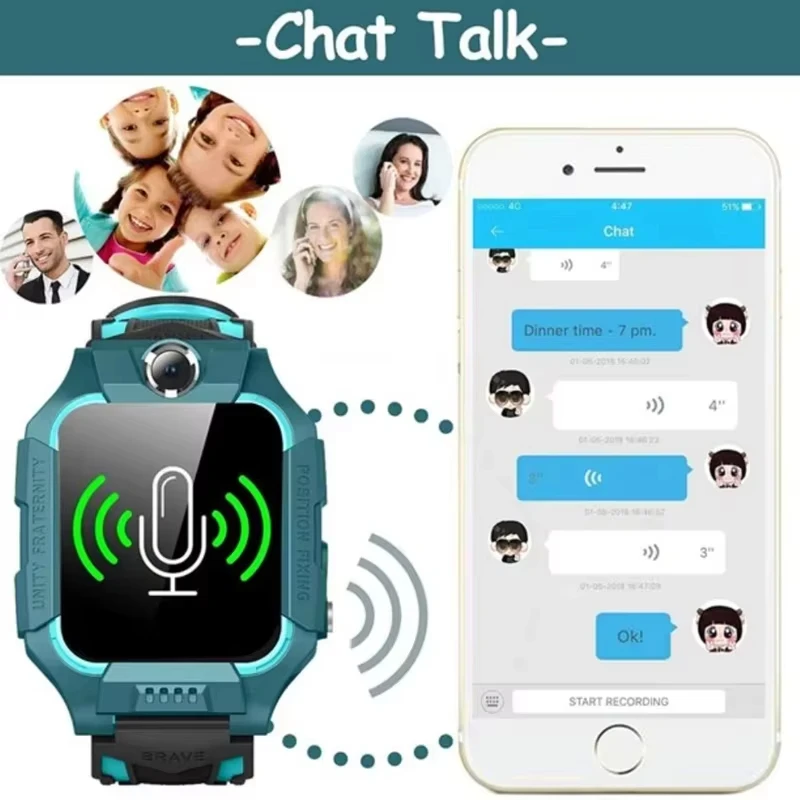 New Kids Smart Watch SOS Antil - огляд і ціна Smartwatch Digital Watches For Kids