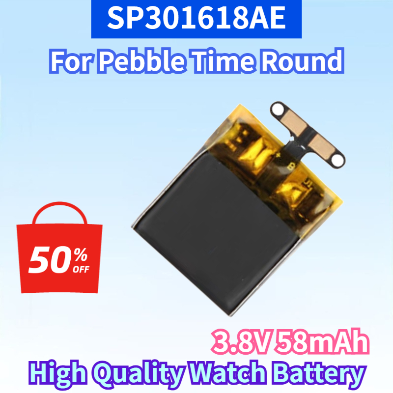 Newest SP301618AE 3.8V 58mAh L - огляд і ціна Smartwatch Pebble Watches