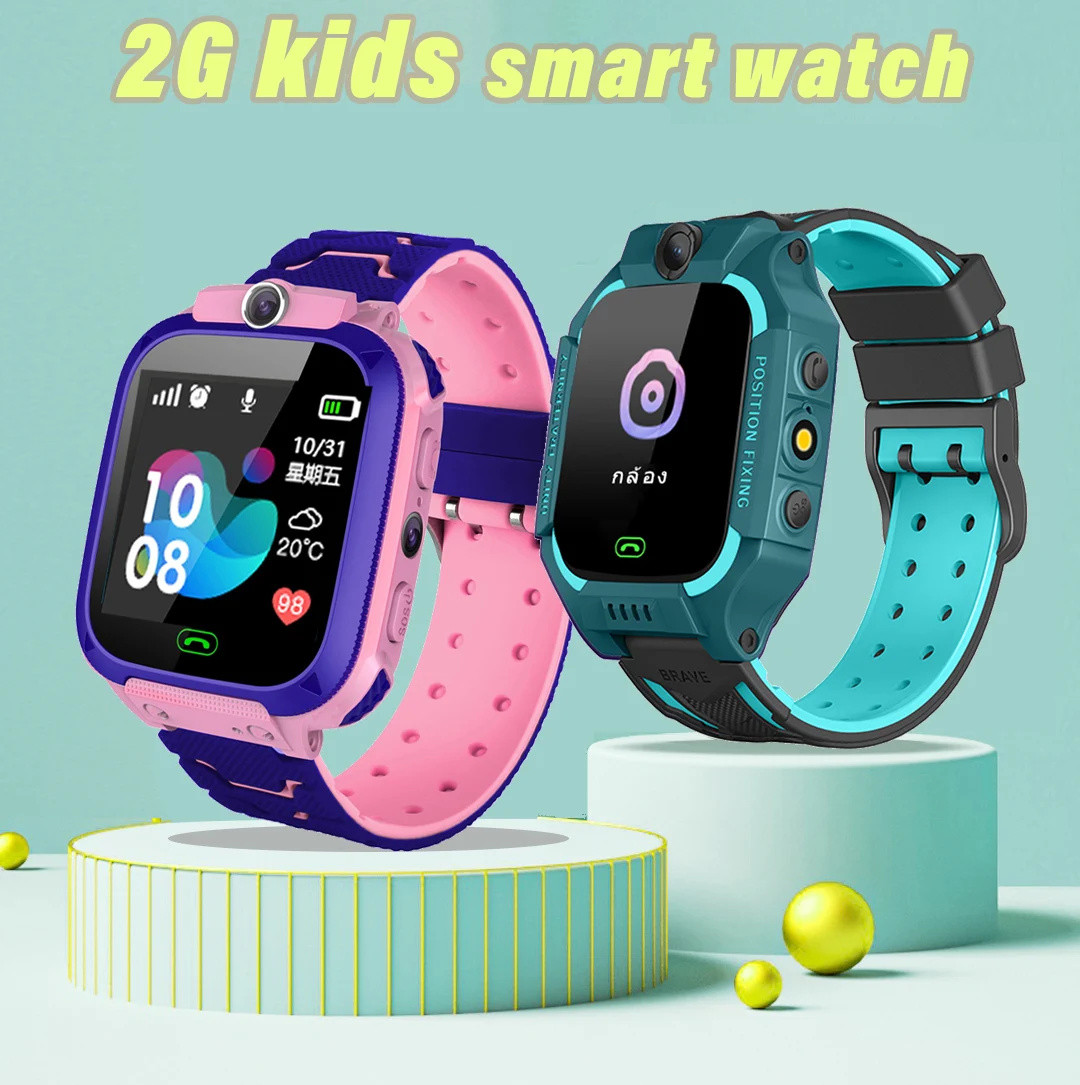 Q12 Kids Smart Watch 2G SOS Ca - огляд і ціна Smartwatch Digital Watches For Kids