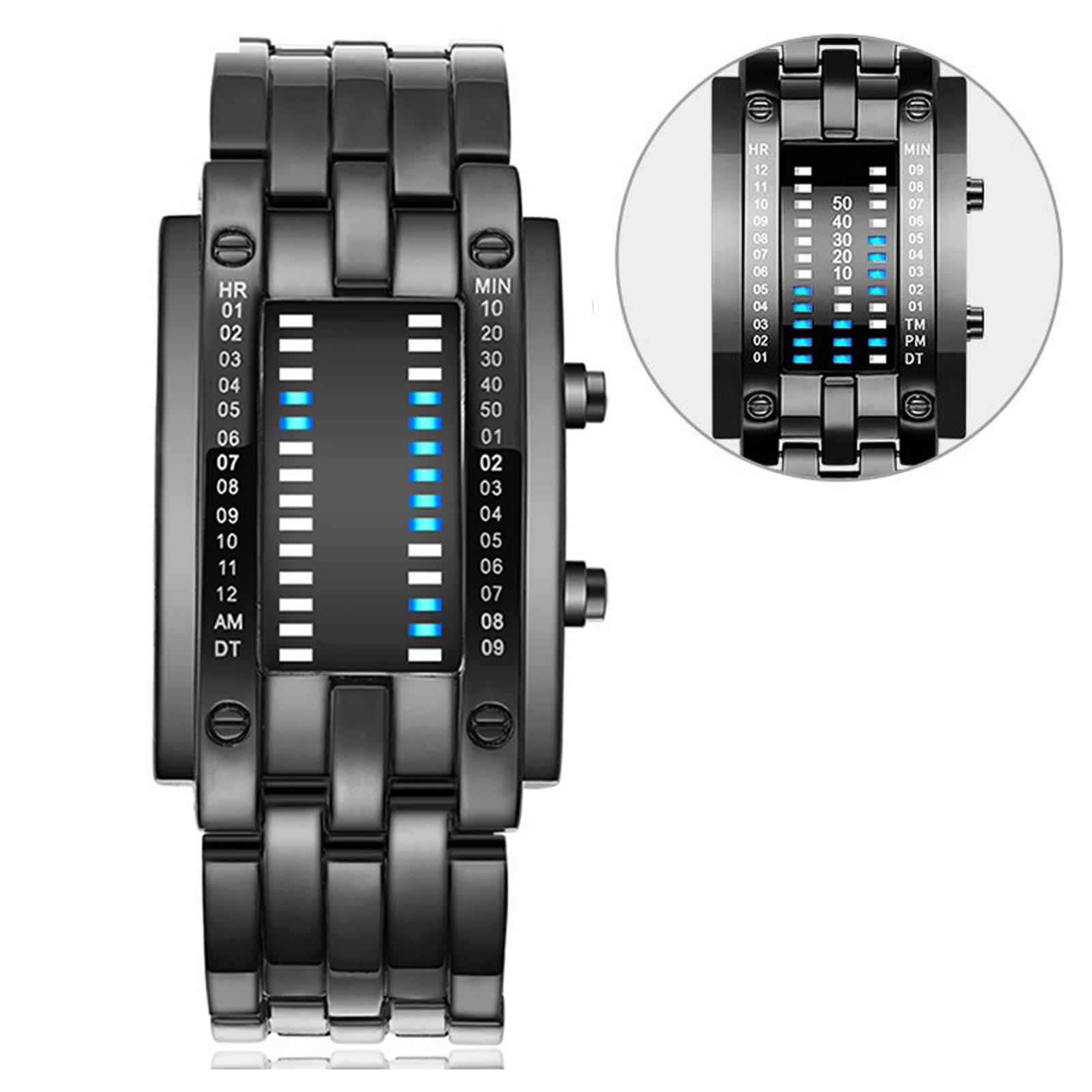 Premium Binary Matrix Blue LED - огляд і ціна Smartwatch Premium Watches For Women