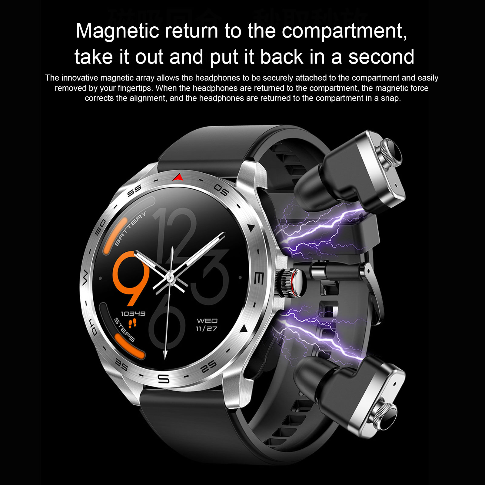 2 in 1 Smartwatch Water Proof  - огляд і ціна Smartwatch Noise Watches