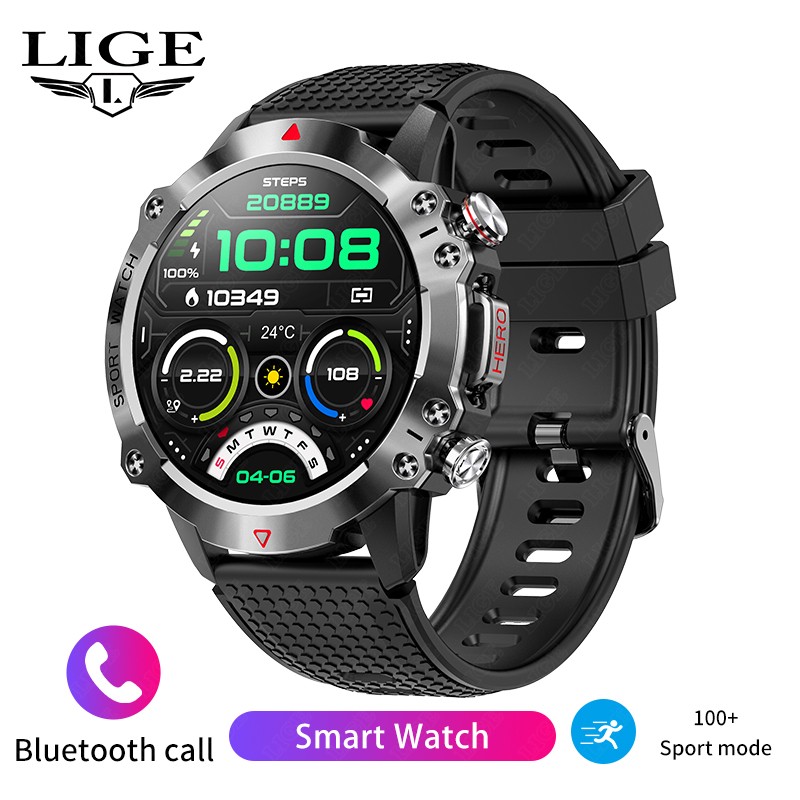LIGE Men's Smartwatch Health B - огляд і ціна Smartwatch Watches For Sale