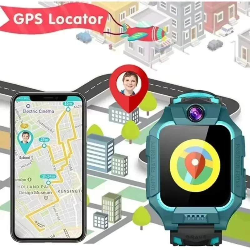 Lenovo 2026 New 5G Waterproof  - огляд і ціна Smartwatch Watches For Kid Boy With Gps