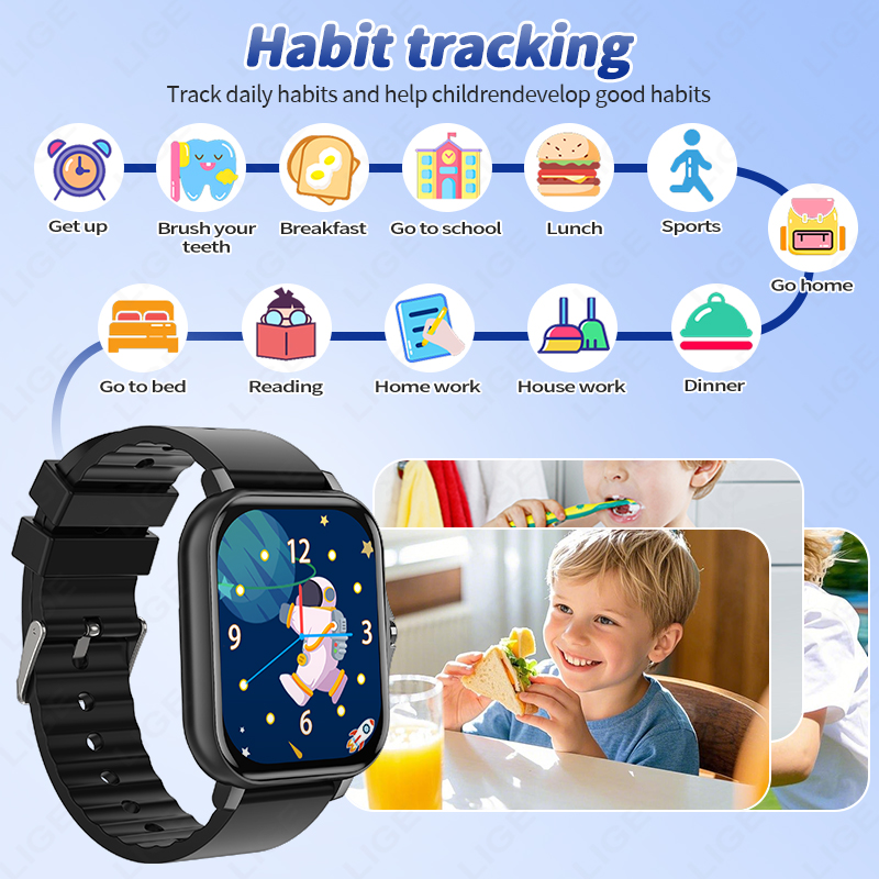 LIGE 2025 Audiobook Children S - огляд і ціна Smartwatch Digital Watches For Kids