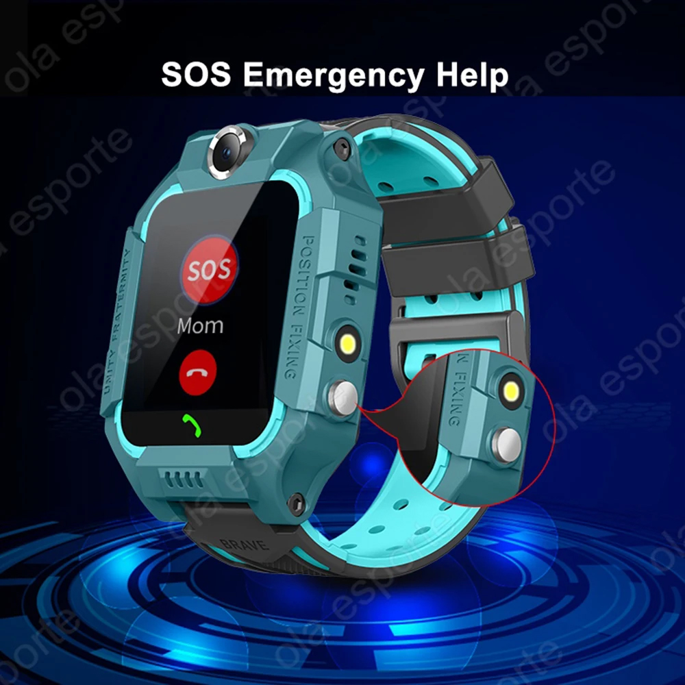 Kids Smart Watch SIM Card GPS  - огляд і ціна Smartwatch Watches For Kid Boy With Gps