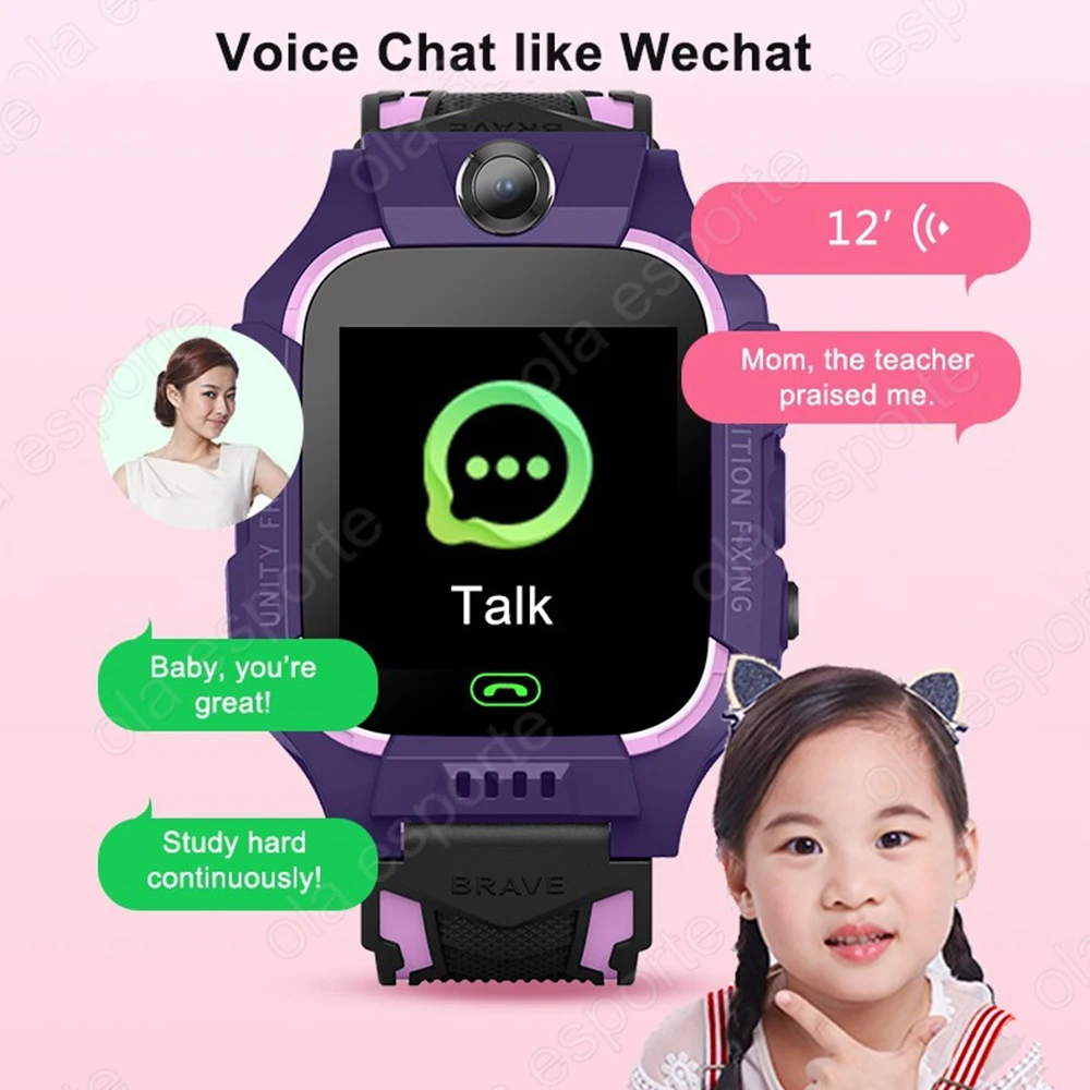 Kids Smart Watch SIM Card GPS  - огляд і ціна Smartwatch Watches For Kid Boy With Gps