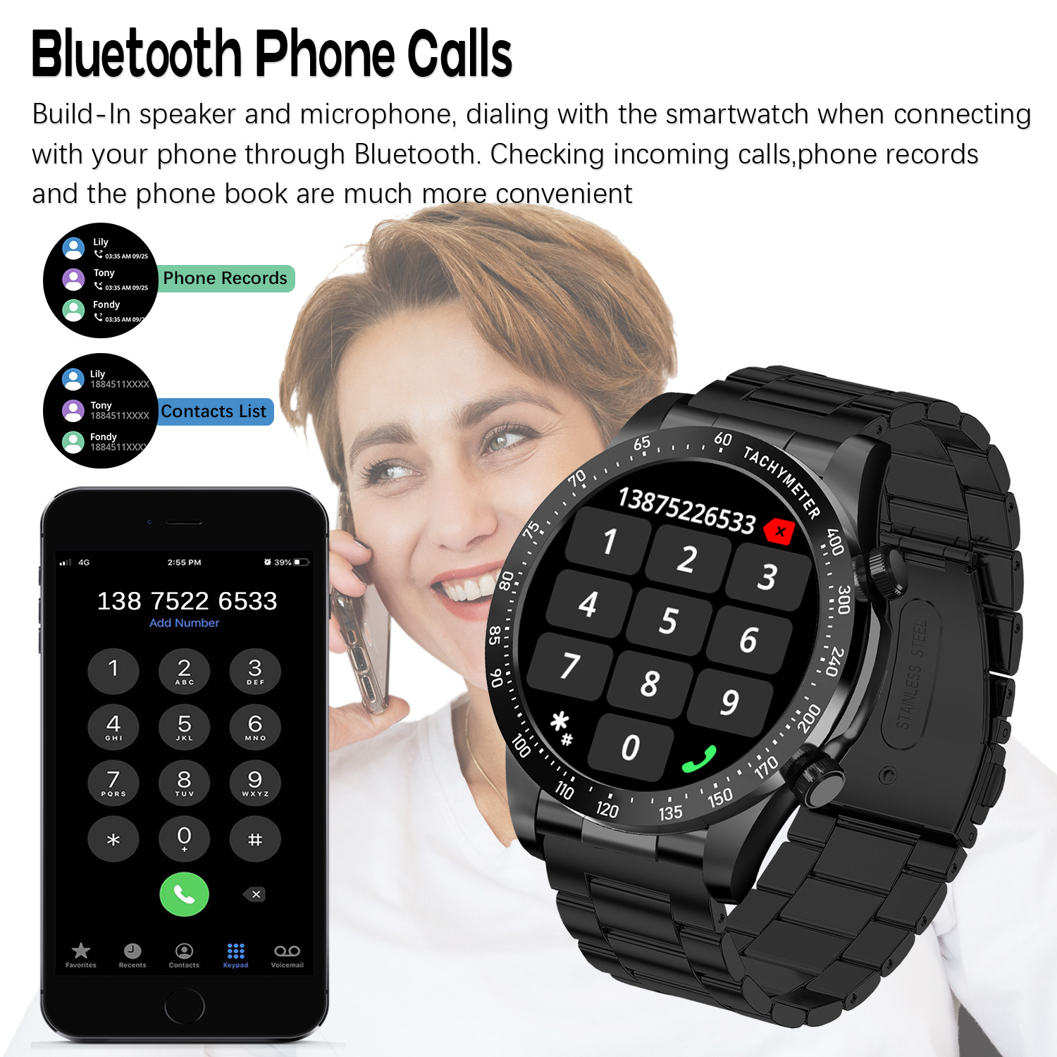 ROLLSTIMI Premium All-Match Me - огляд і ціна Smartwatch Premium Watches For Women