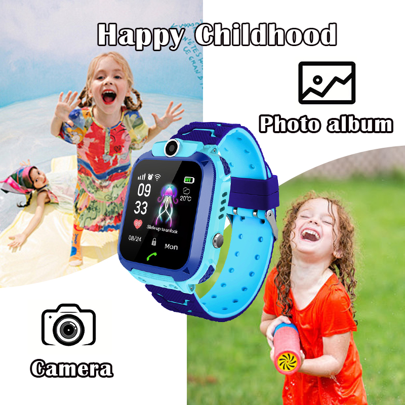 Q12B Kids Smart Watch with SOS - огляд і ціна Smartwatch Watches For Kid Boy With Gps