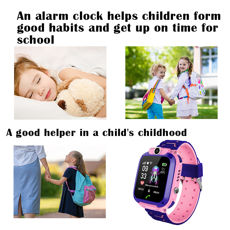 Q12B Kids Smart Watch with SOS - огляд і ціна Smartwatch Watches For Kid Boy With Gps