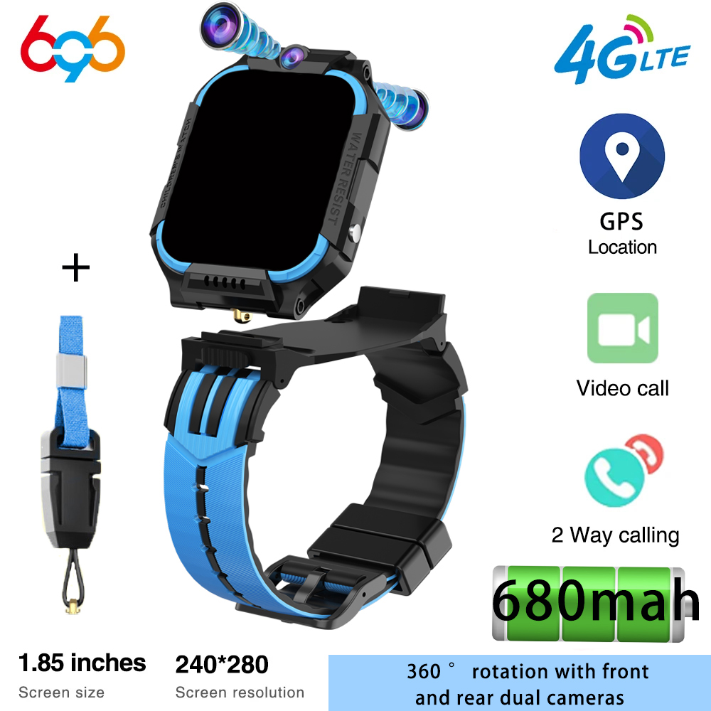 4G SIM Card Children's Smart W - огляд і ціна Smartwatch Watches For Kid Boy With Gps