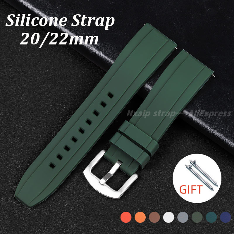 20mm 22mm Silicone Watch Band  - огляд і ціна Watches Rolex Smartwatch